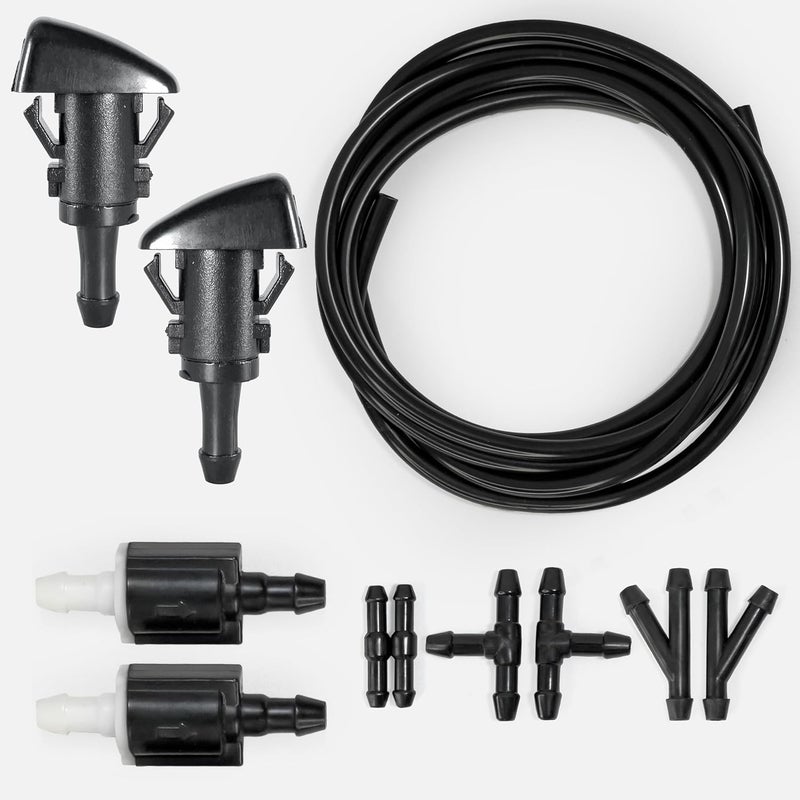 Click&Fit Windshield Washer Nozzles Repair Kit compatible with Hyundai Elantra Sonata Santa Fe,Tucson, Kia Sorento Soul Sportage Forte – Wiper washer sprayers replaces 98630-2K100 98630-3J000 - Image 3